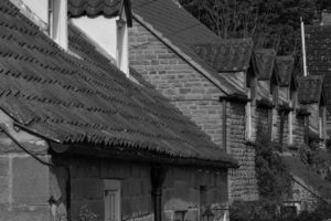 Cottage roofs, North Yorkshire
