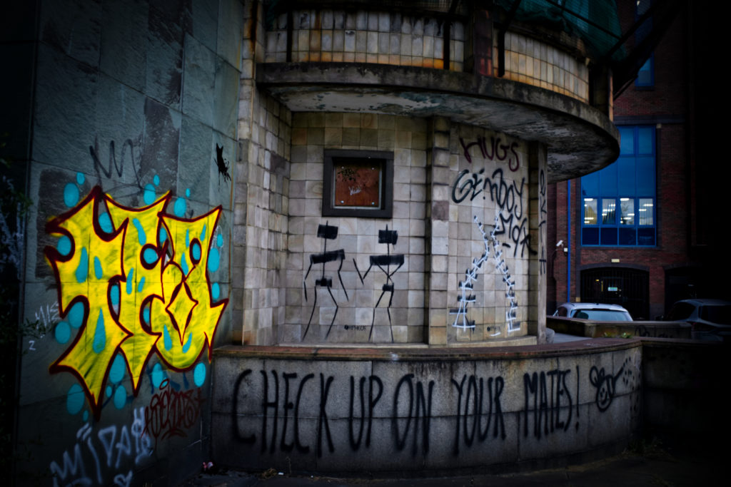 Graffiti wall in Leeds
