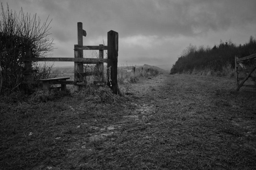 Stile and finger post, Ryedale, North Yorkshire