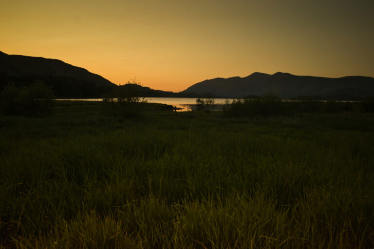 Derwentwater, Lake District at sunset