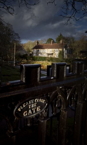 Cottage in late afternoon sunlight Lastingham, North Yorkshire