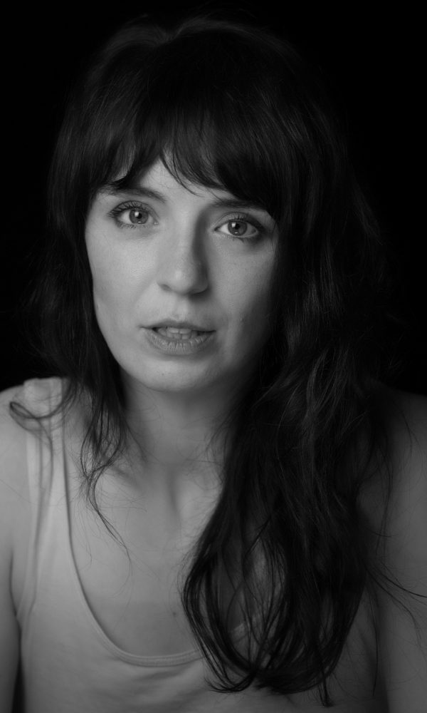 Ali, actress, black and white portrait